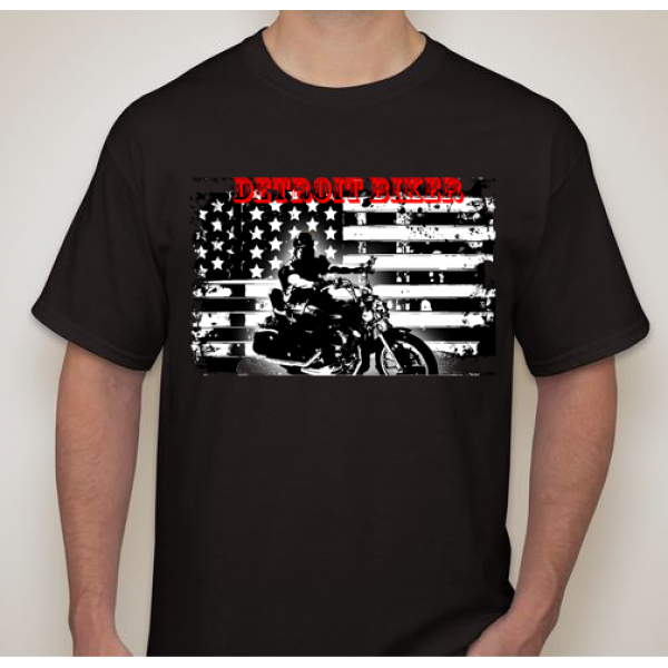 Detroit Biker Rico Rider Mens T-Shirt
