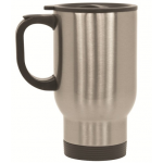 Travel Mug Stainless Steel Silver 14oz