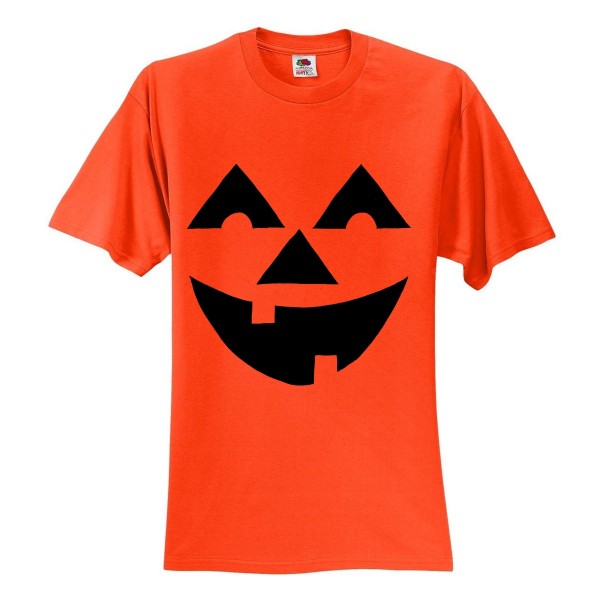 Big Face Jack-o-Lantern Halloween Orange Costume T-Shirt
