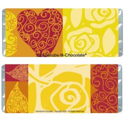 Candy Wrapper - Heart and Roses