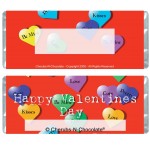 Candy Wrapper - Valentine Hearts