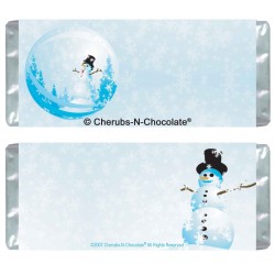 Candy Wrapper - Snowman Globe