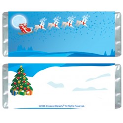 Candy Wrapper - Santa's Reindeer