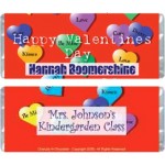 Candy Wrapper - Valentine Hearts